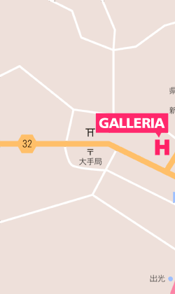HOTEL GALLERIA地図