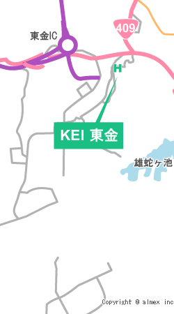 KEI 東金　地図