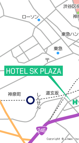HOTEL SK PLAZA　地図