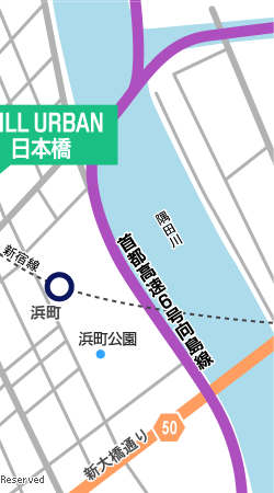 HOTEL WILL URBAN日本橋地図